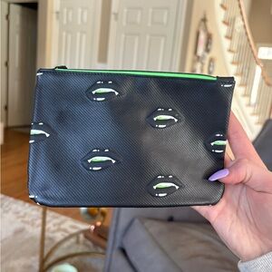 Ipsy Multicolor Pouch with Red Accents